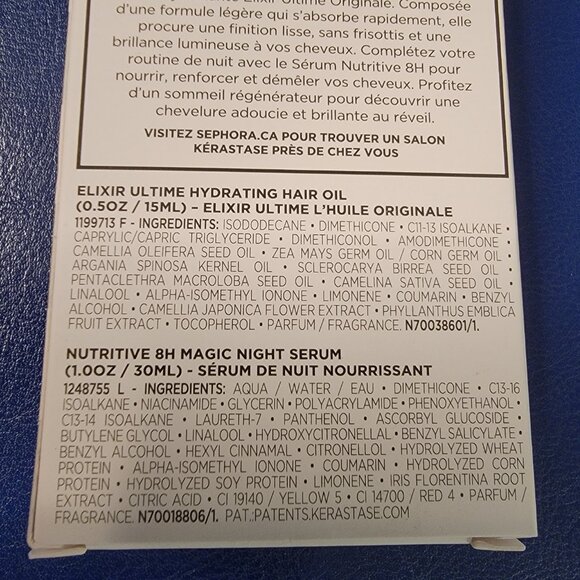 Kerastase 8H Night Serum & Hair Oil Sephora Beauty Insider Birthday Gift NIB - Picture 11 of 12